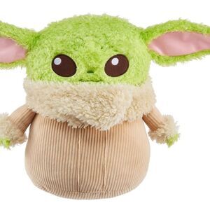 Star Wars The Mandalorian Grogu Soft 'N Fuzzy Plush HHC59 Makes Sounds NIB